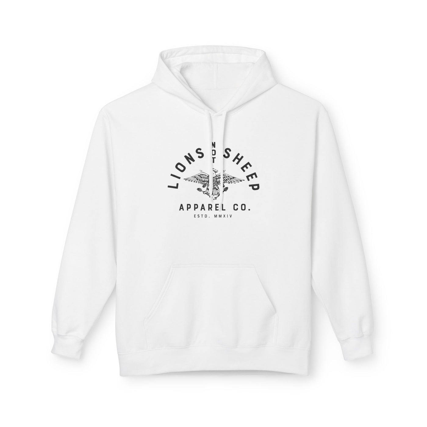 Lions Not Sheep "Vintage Eagle" Softstyle Fleece Hoodie
