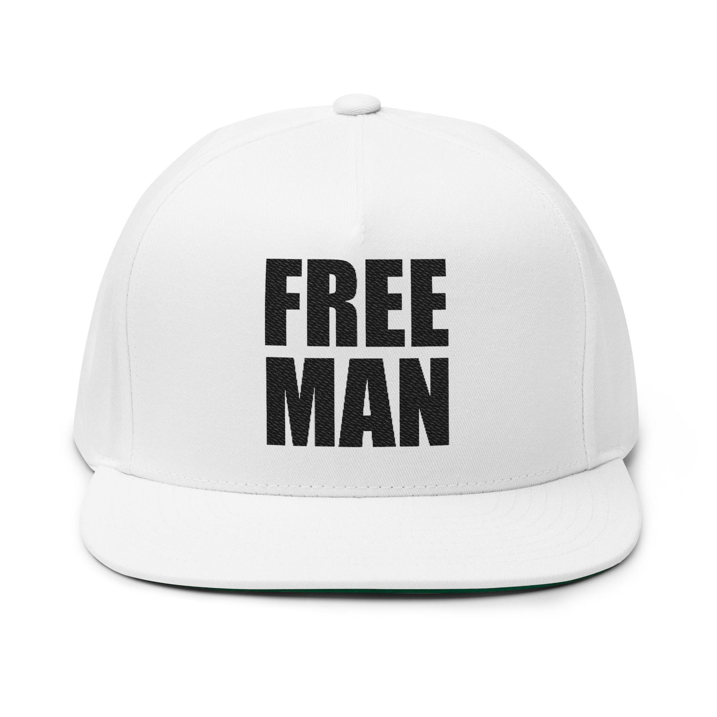 Lions Not Sheep "Free Man" Flat Bill Hat - Light Version Old