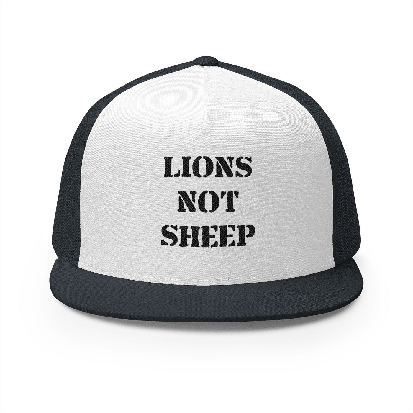 Lions Not Sheep "OG" 5 Panel Trucker Hat - Light Version Old
