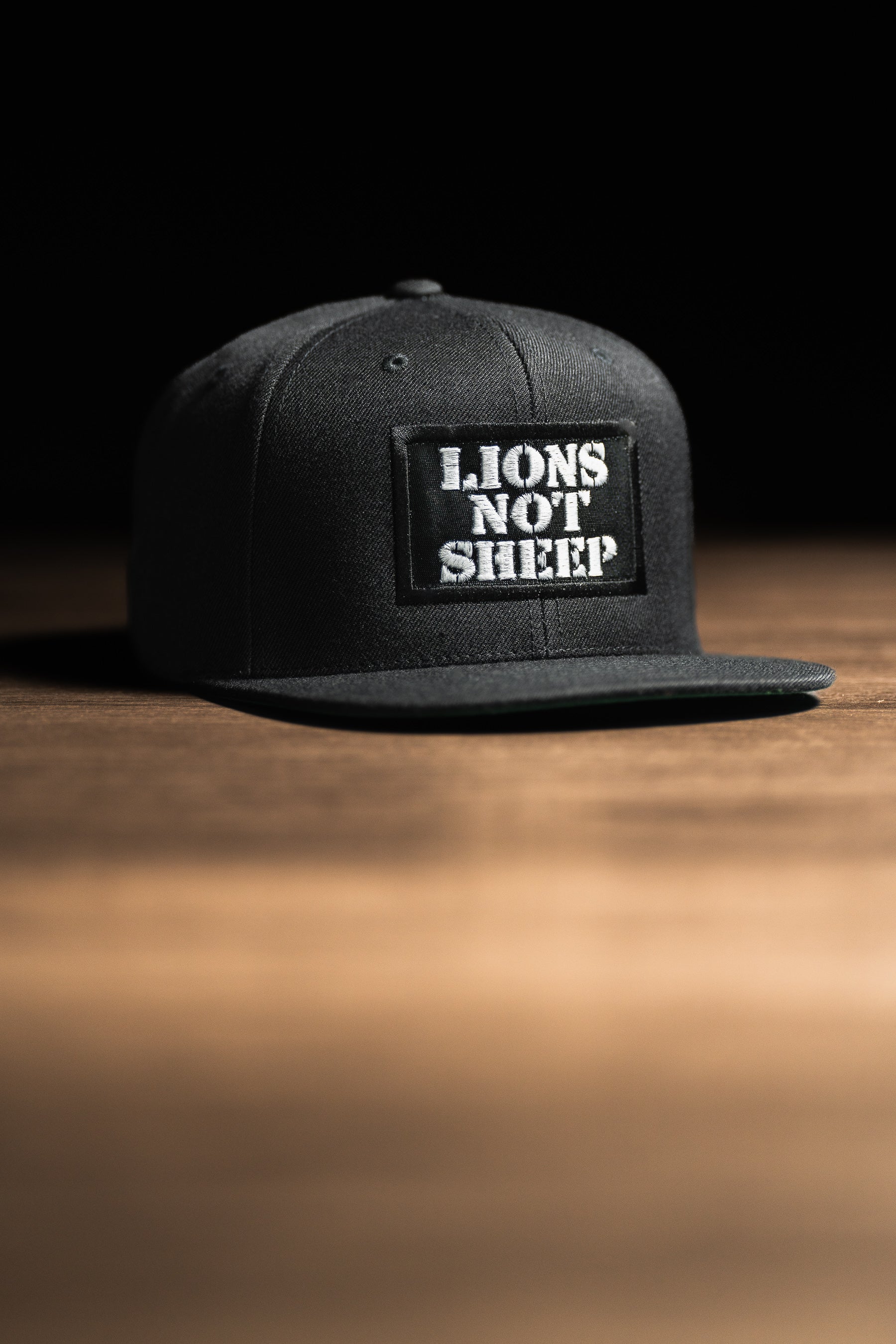 Lions Not Sheep OG Hat (All Black) - Lions Not Sheep ®
