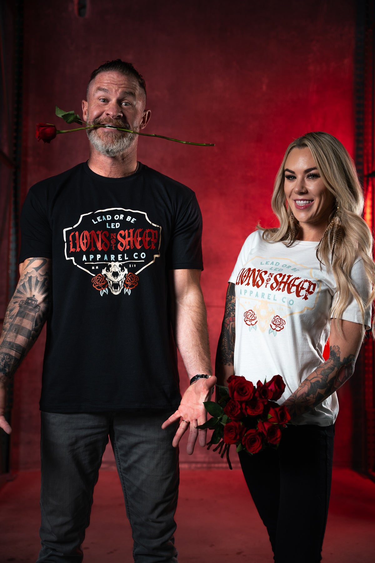 Lions Not Sheep Men&#39;s &quot;Till Death&quot; Valentine&#39;s Day Tee - Lions Not Sheep ®