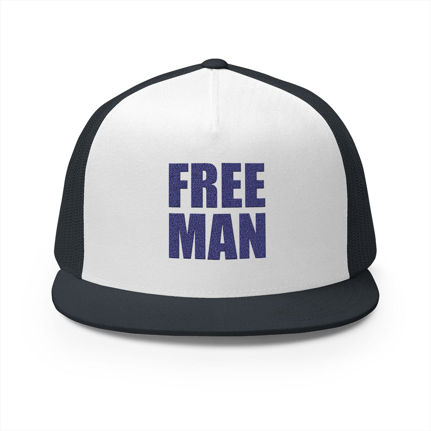 Lions Not Sheep "Free Man" 5 Panel Trucker Hat - Light Version Old