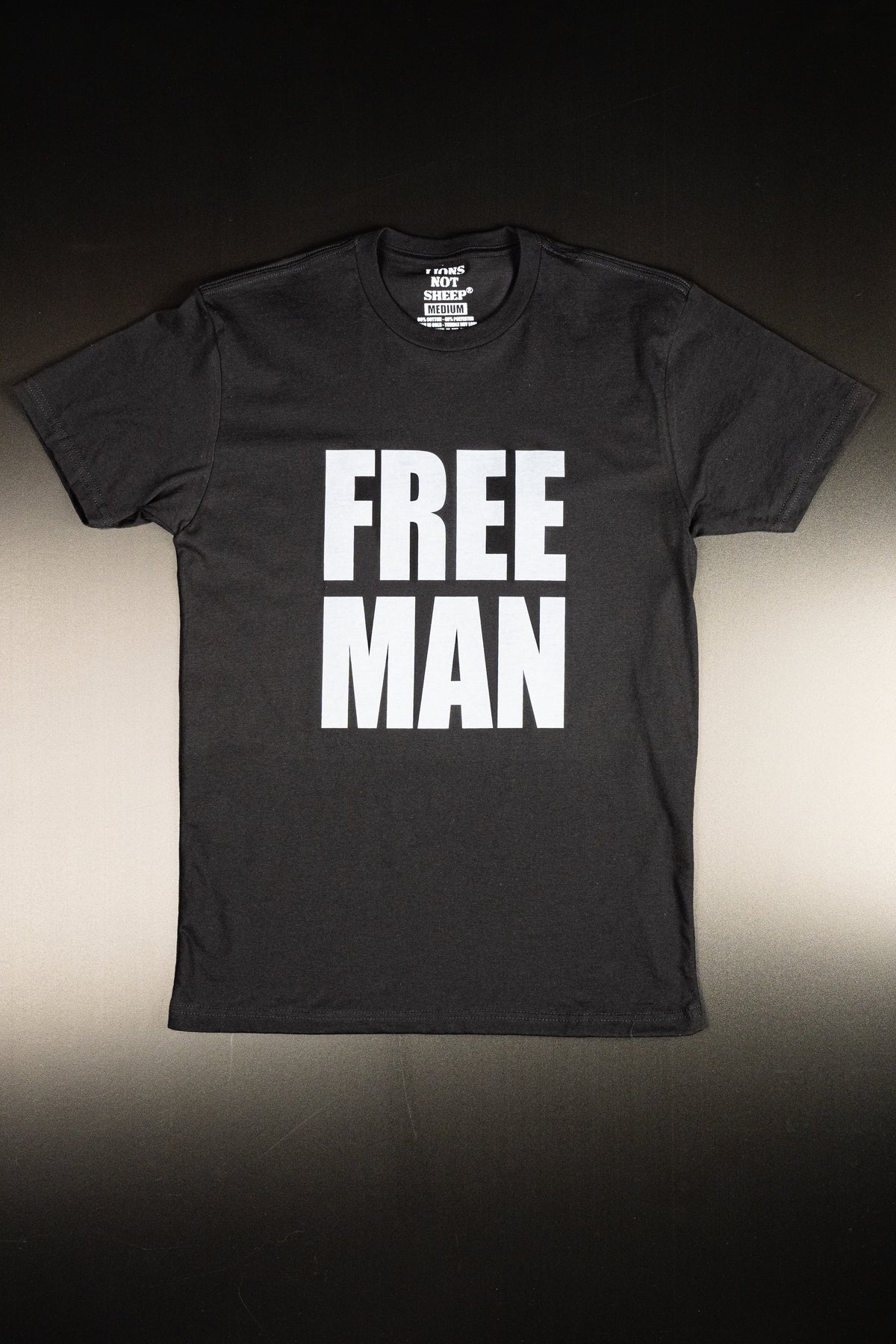 Lions Not Sheep &quot;Free Man&quot; Tee