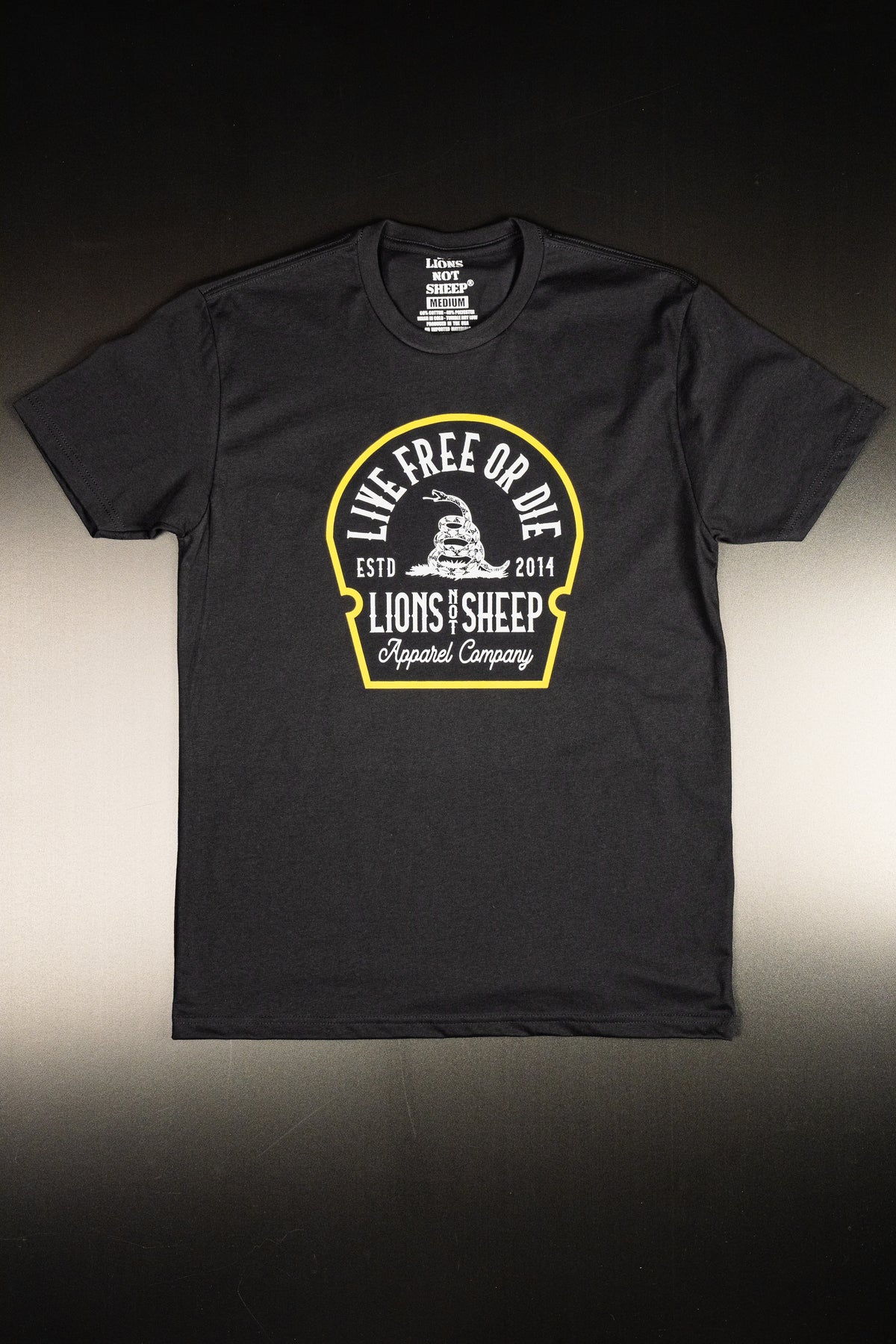 Lions Not Sheep &quot;Live Free or Die&quot; Tee