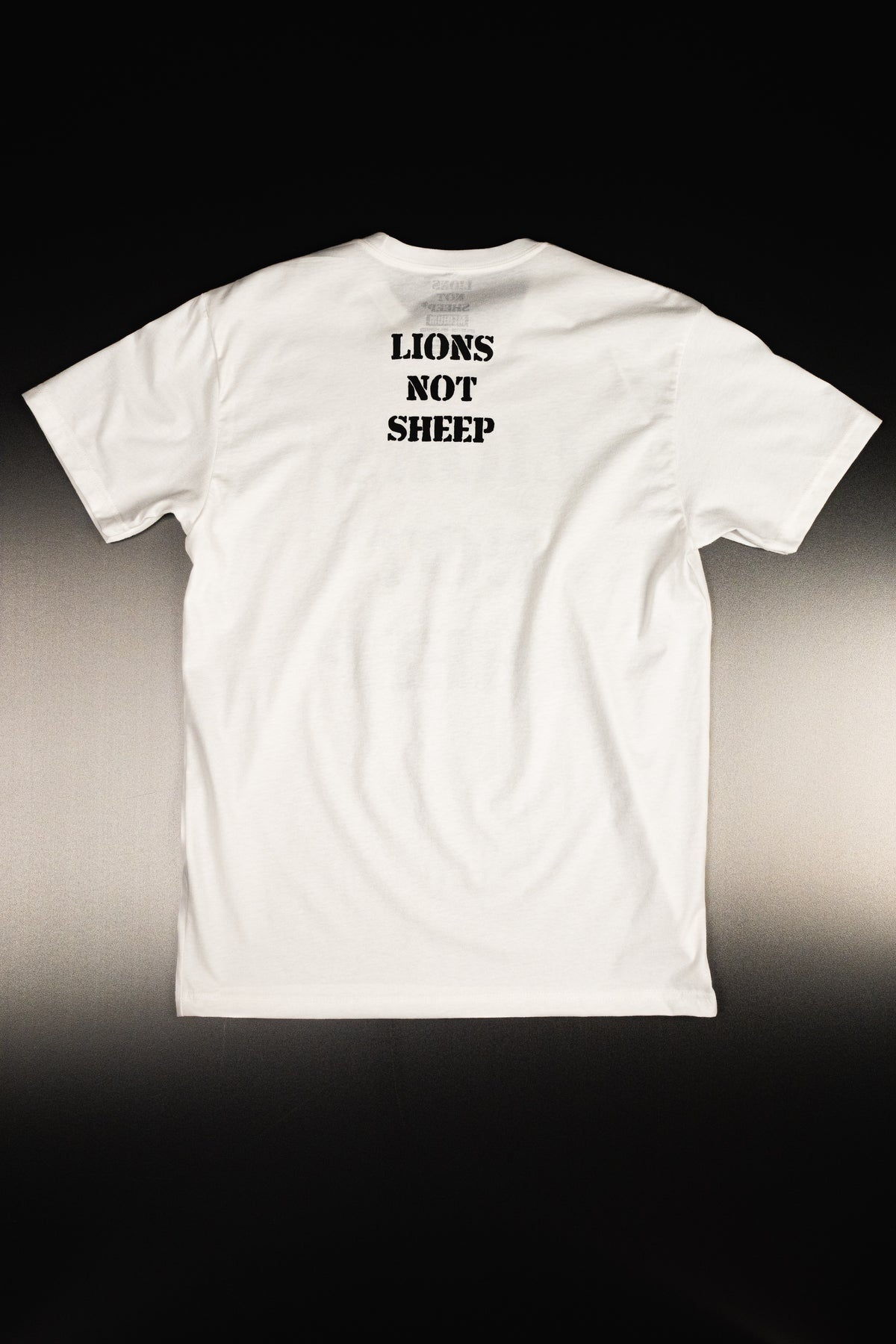 Lions Not Sheep &quot;Royal&quot; Tee (Black or White)