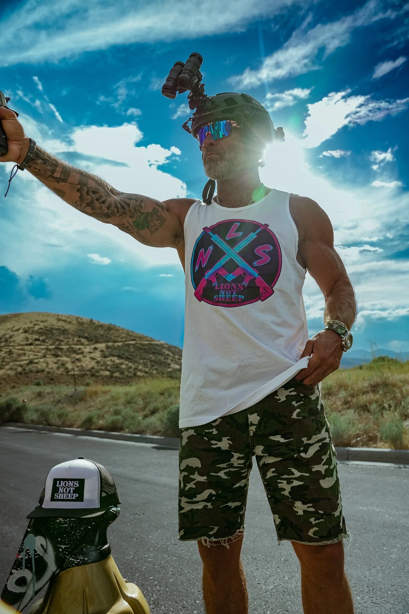 Lions Not Sheep "Neon" Tank