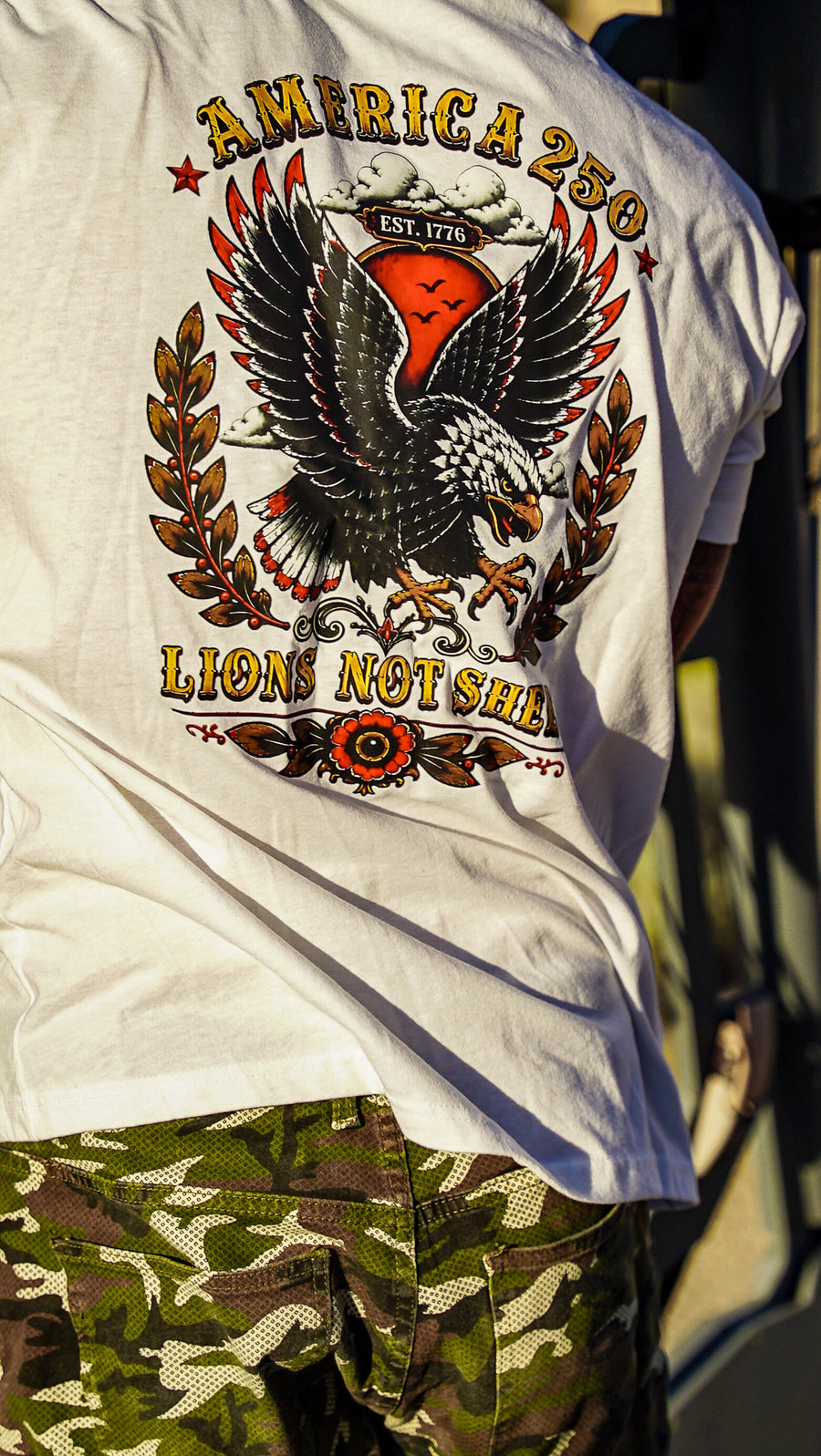 Lions Not Sheep "America 250" Tee