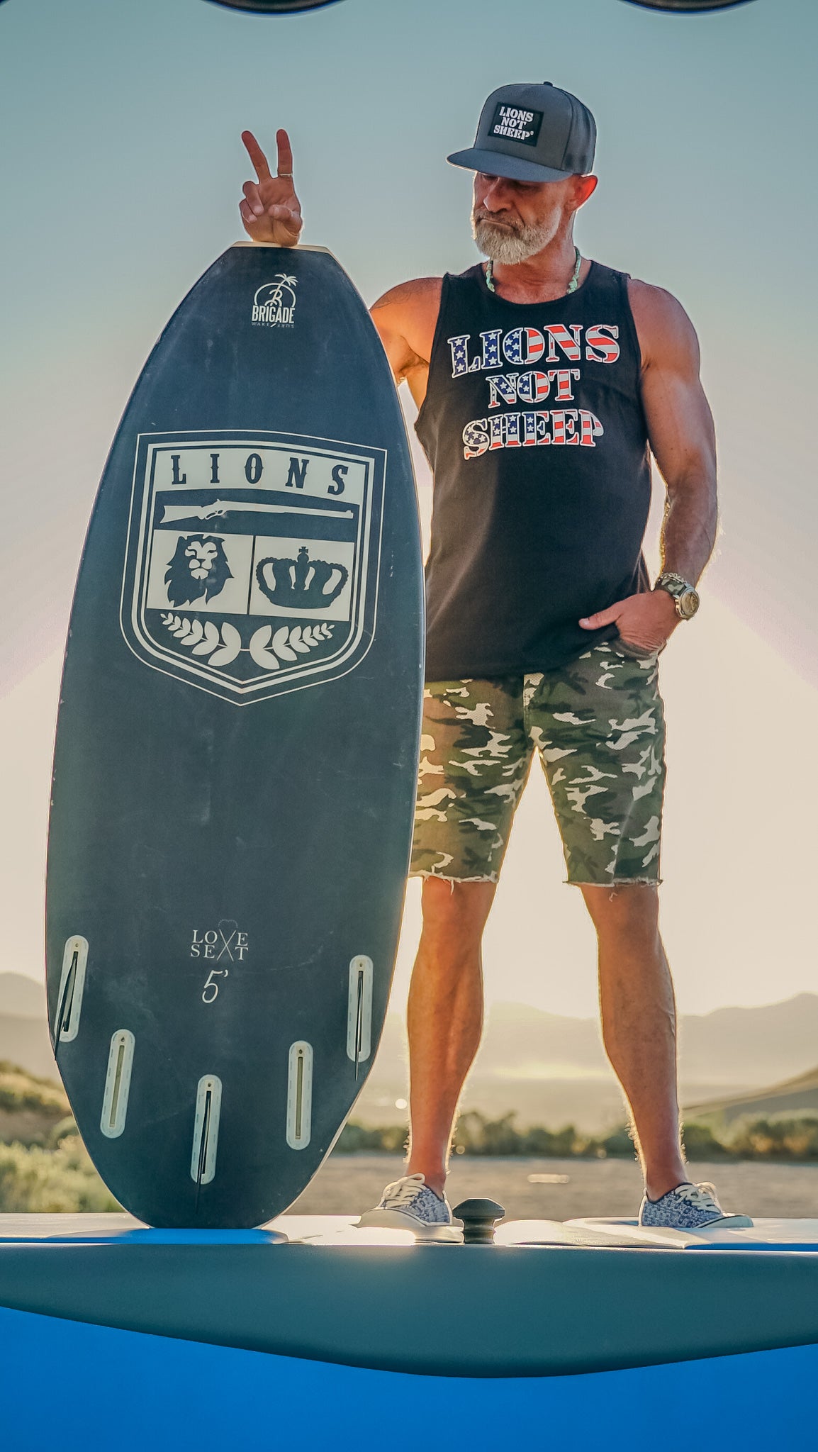 Lions Not Sheep "Flag" Tank