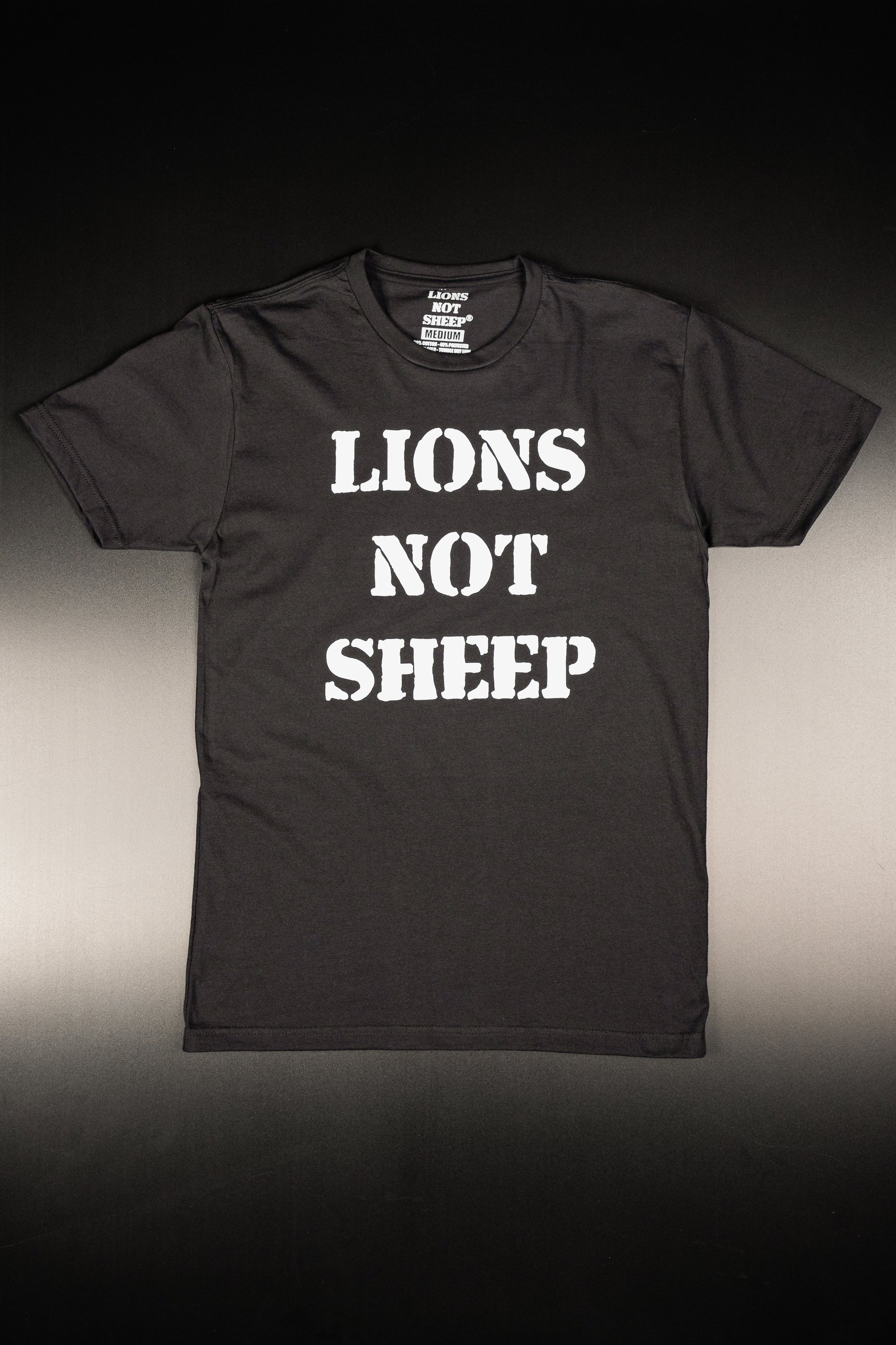 Lions Not Sheep "OG" Tee (Black) - Lions Not Sheep ®