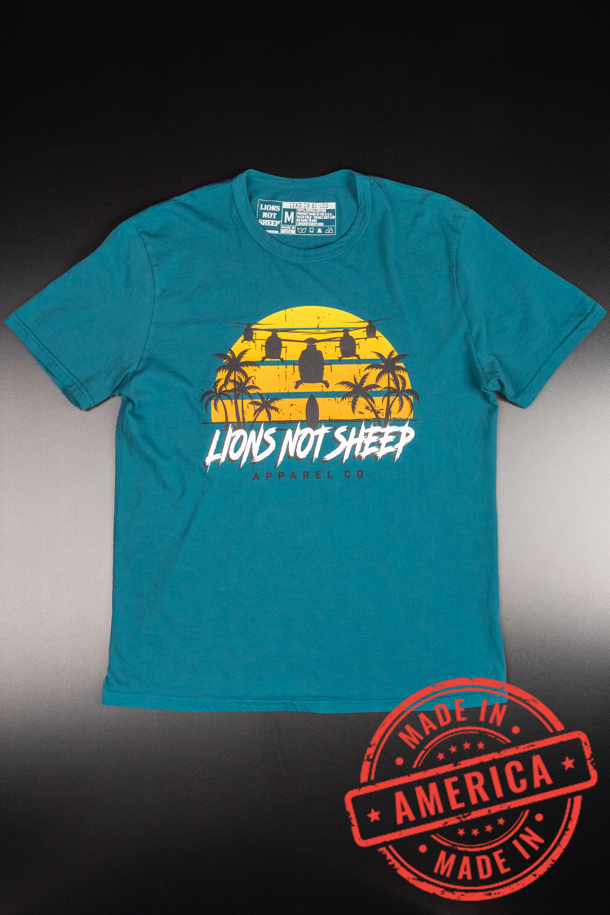 Lions Not Sheep "Fortunate Son" Premium USA Tee - Lions Not Sheep ®