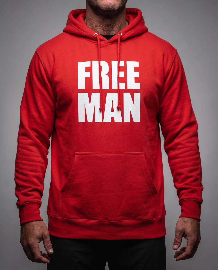 Lions Not Sheep "Free Man" Softstyle Fleece Hoodie