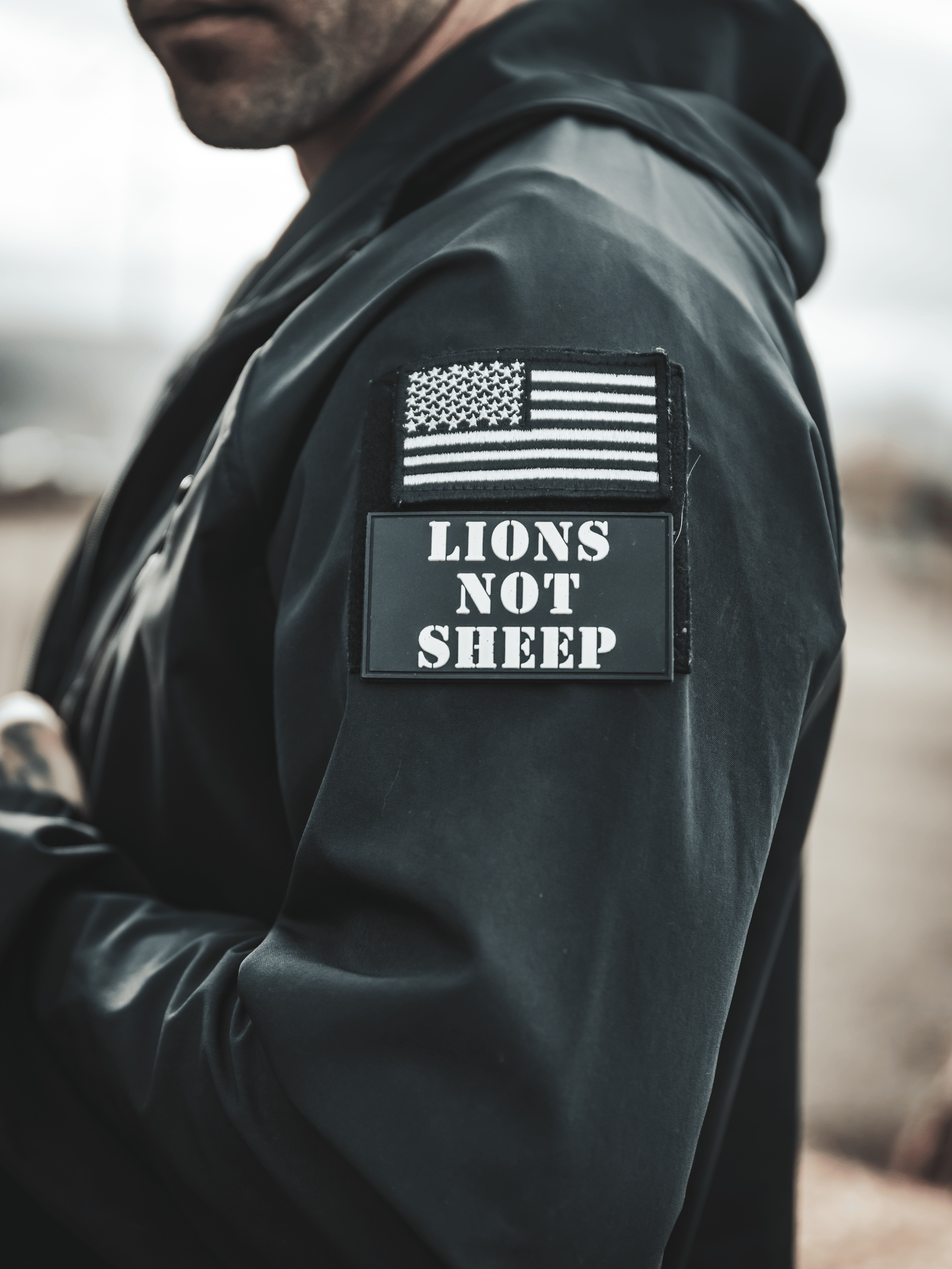 Lions Not Sheep "OG" PVC Patch (Velcro Backing) - Lions Not Sheep ®
