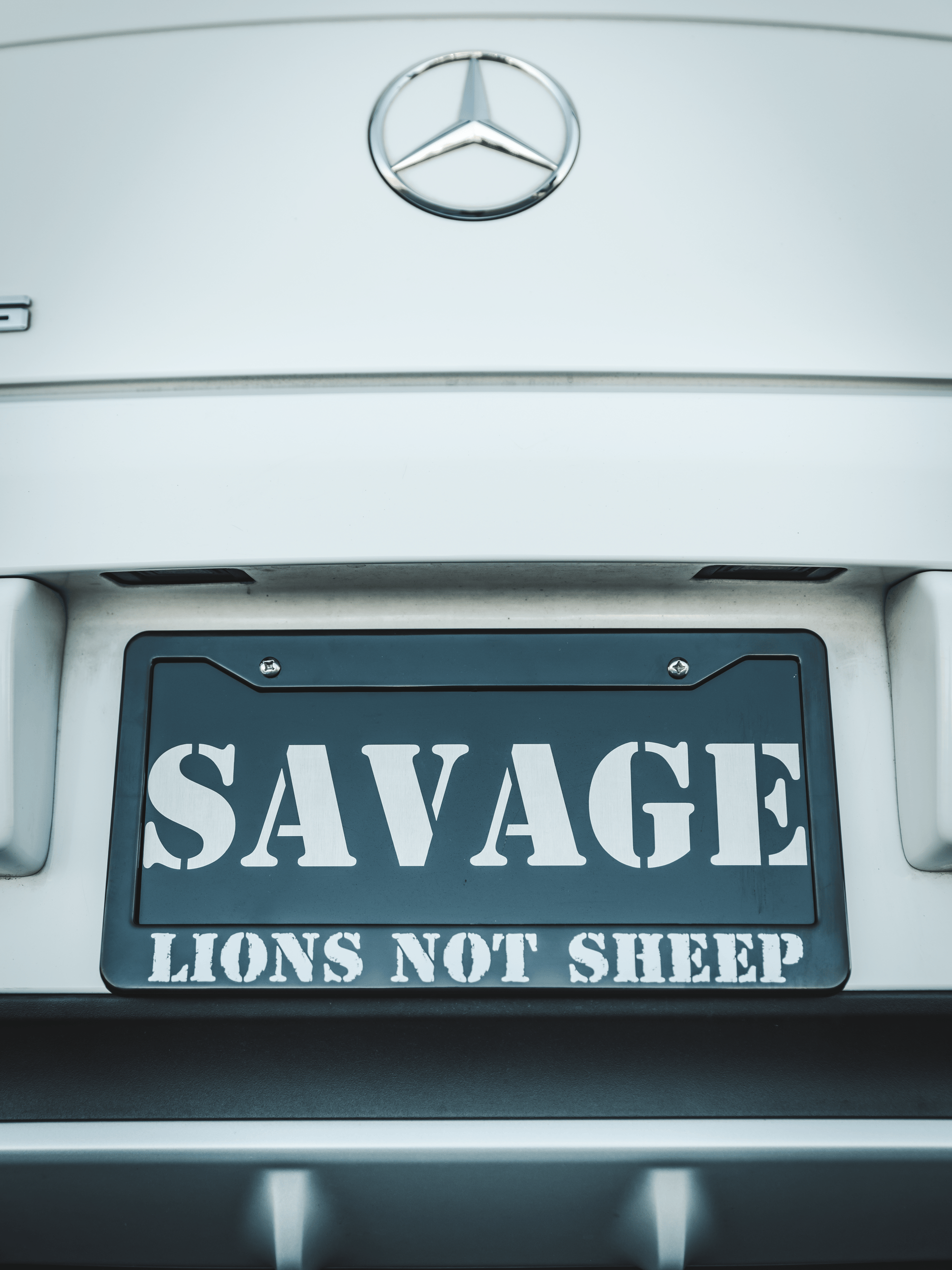 Lions Not Sheep "OG" License Plate Cover - Lions Not Sheep ®
