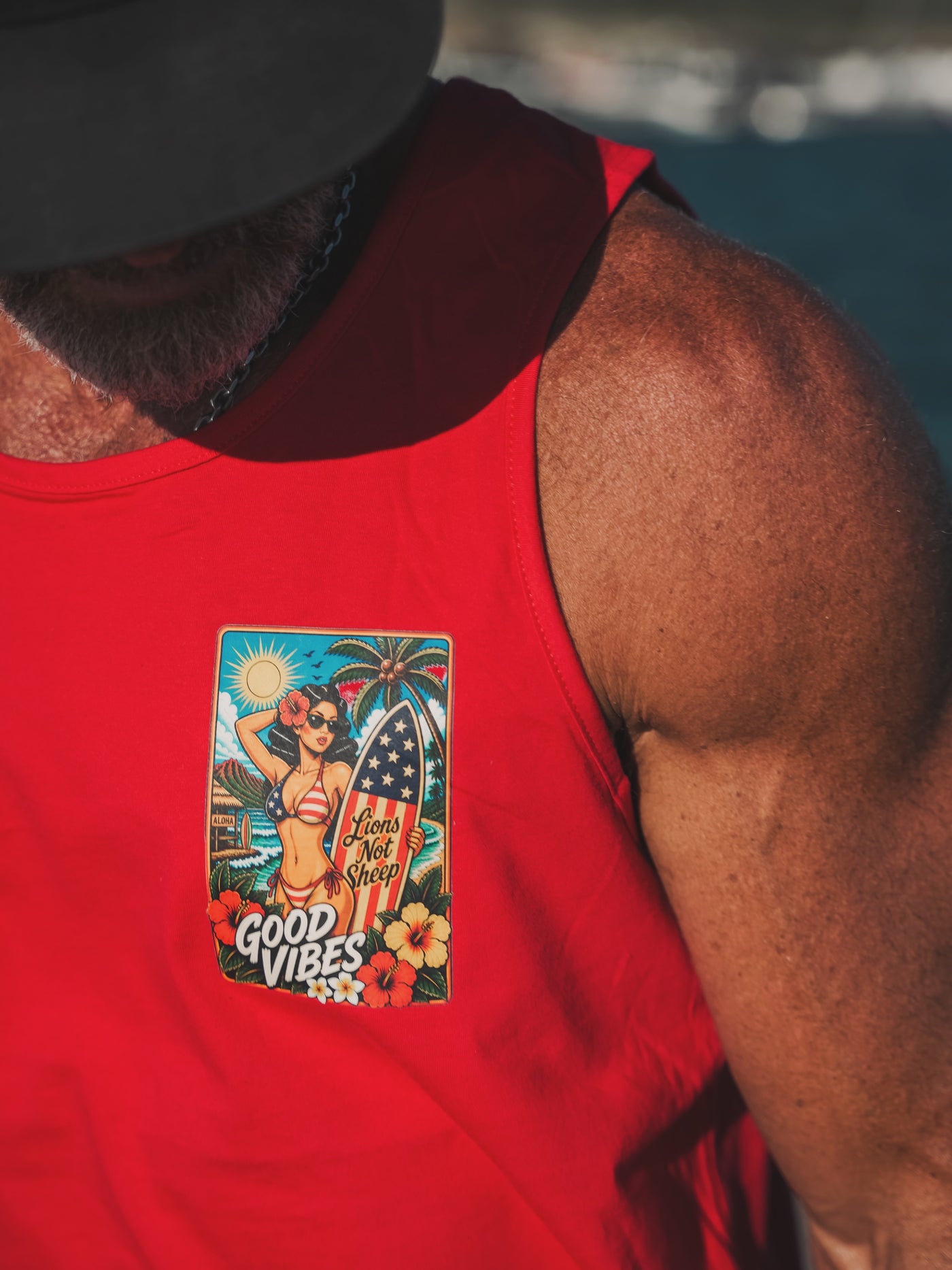 Lions Not Sheep "Good Vibes" Tank