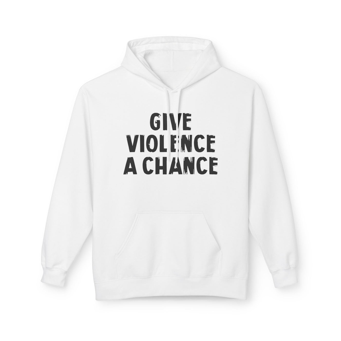 Lions Not Sheep "Give Violence A Chance" Softstyle Fleece Hoodie