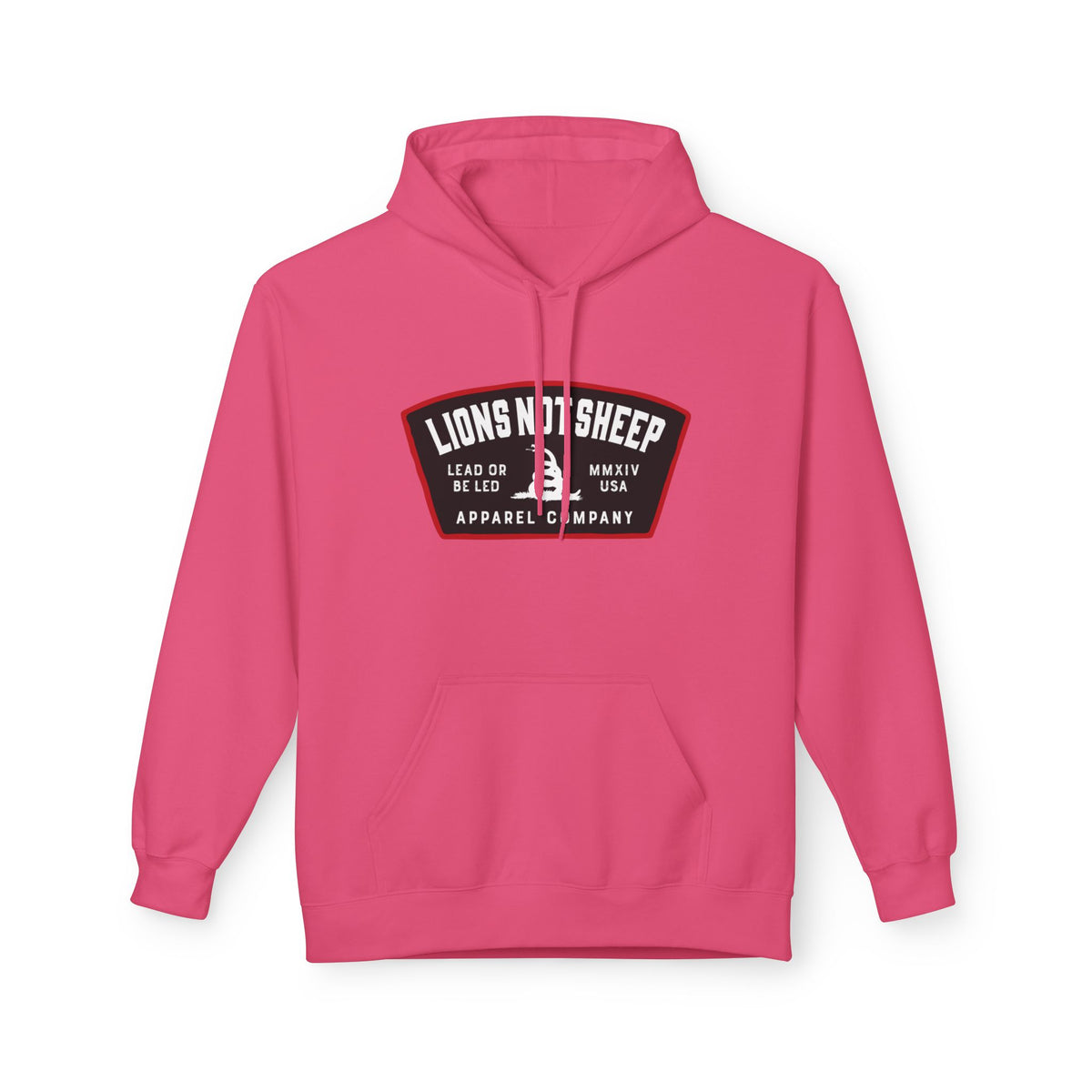 Lions Not Sheep "Lead From the Front" Softstyle Fleece Hoodie