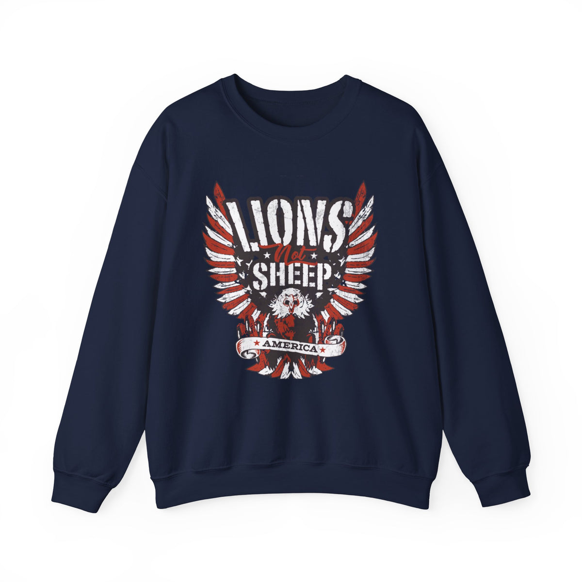 Lions Not Sheep "America" Unisex Crewneck Sweatshirt
