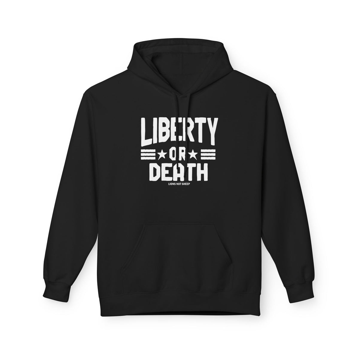 Lions Not Sheep "Liberty or Death" Softstyle Fleece Hoodie