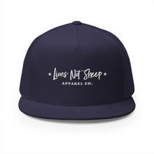 Lions Not Sheep "Apparel Co." 5 Panel Trucker Hat - Dark Version Old