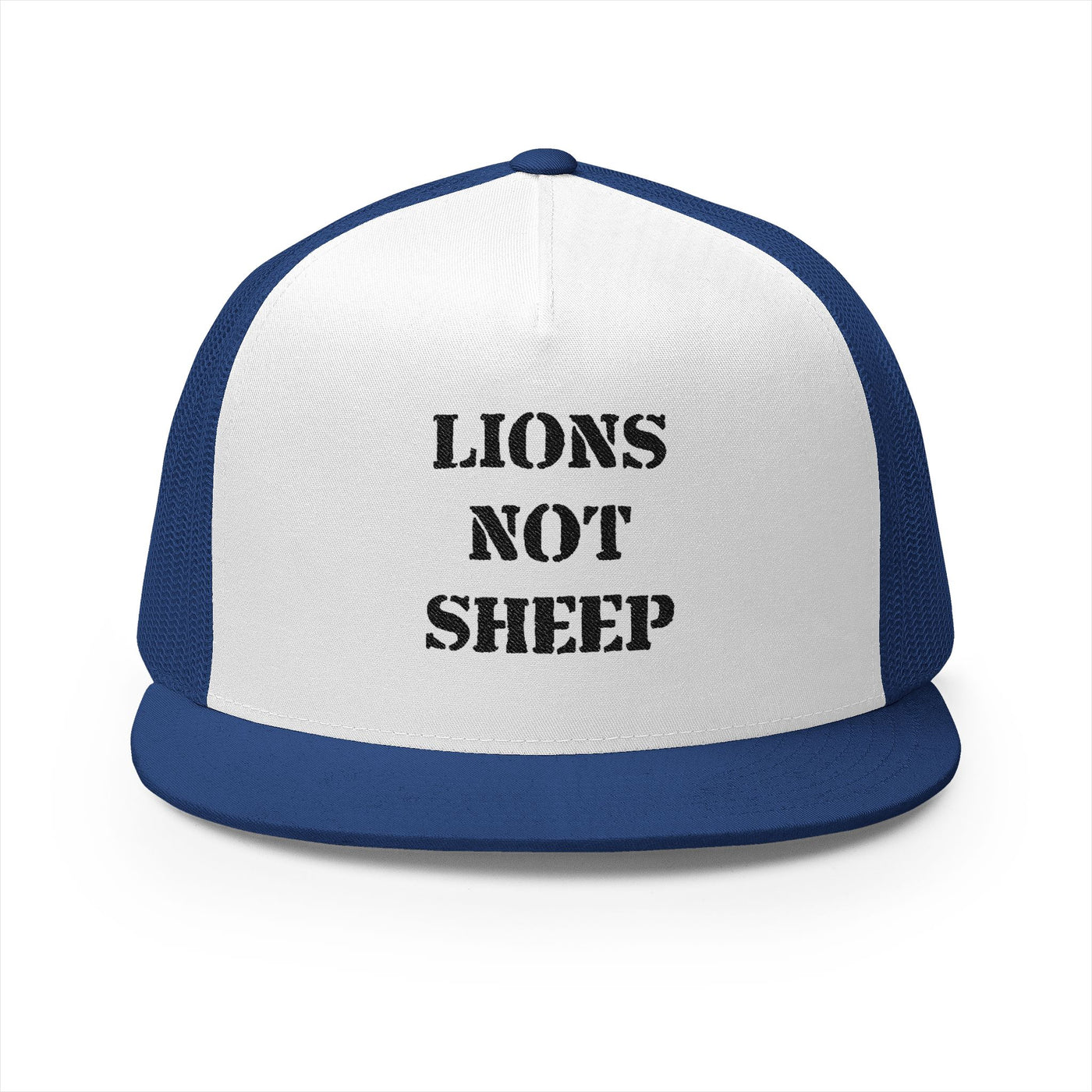 Lions Not Sheep "OG" 5 Panel Trucker Hat - Light Version Old