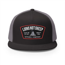 Lions Not Sheep "Lead From the Front" 5 Panel Trucker Hat Old