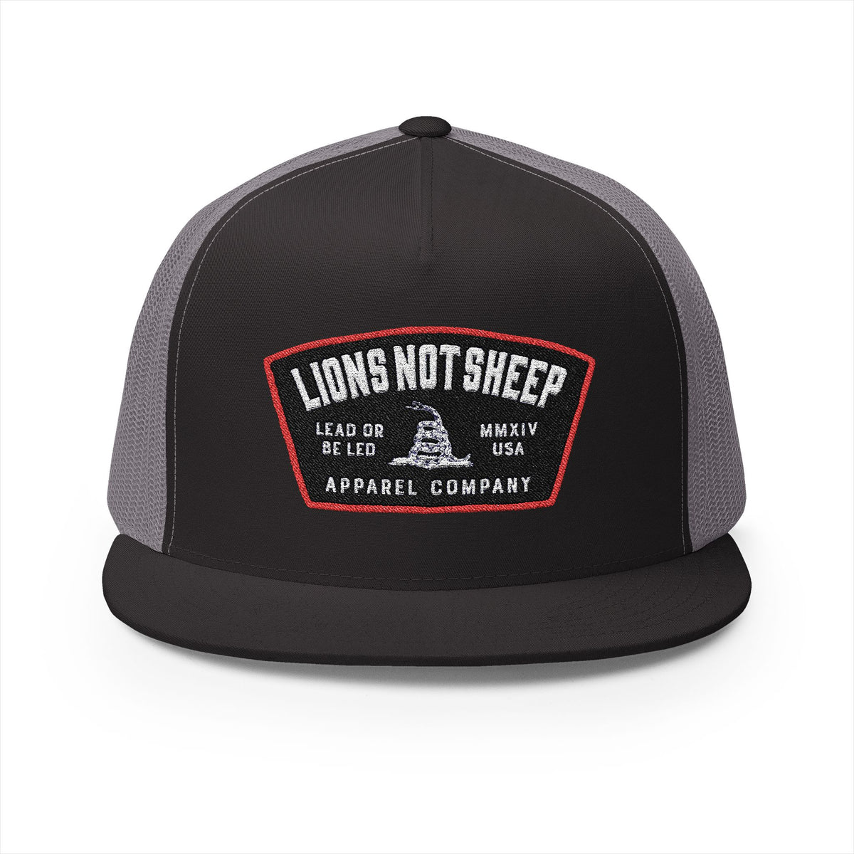 Lions Not Sheep &quot;Lead From the Front&quot; 5 Panel Trucker Hat