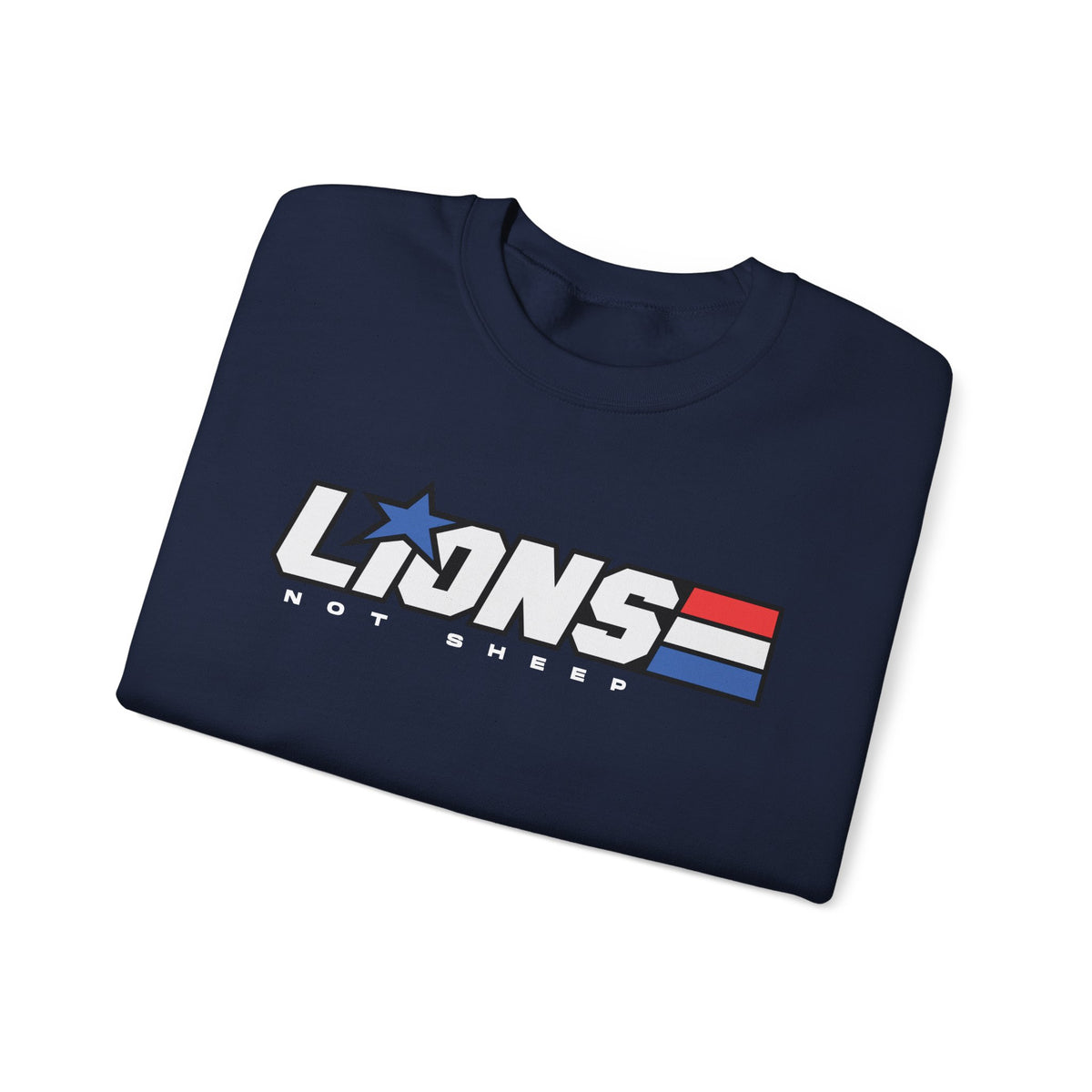 Lions Not Sheep "American Hero" Unisex Crewneck Sweatshirt