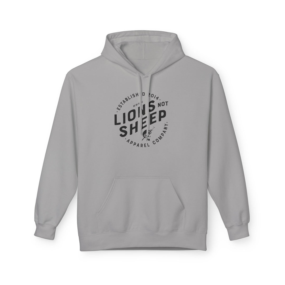 Lions Not Sheep "Vintage Skull" Softstyle Fleece Hoodie