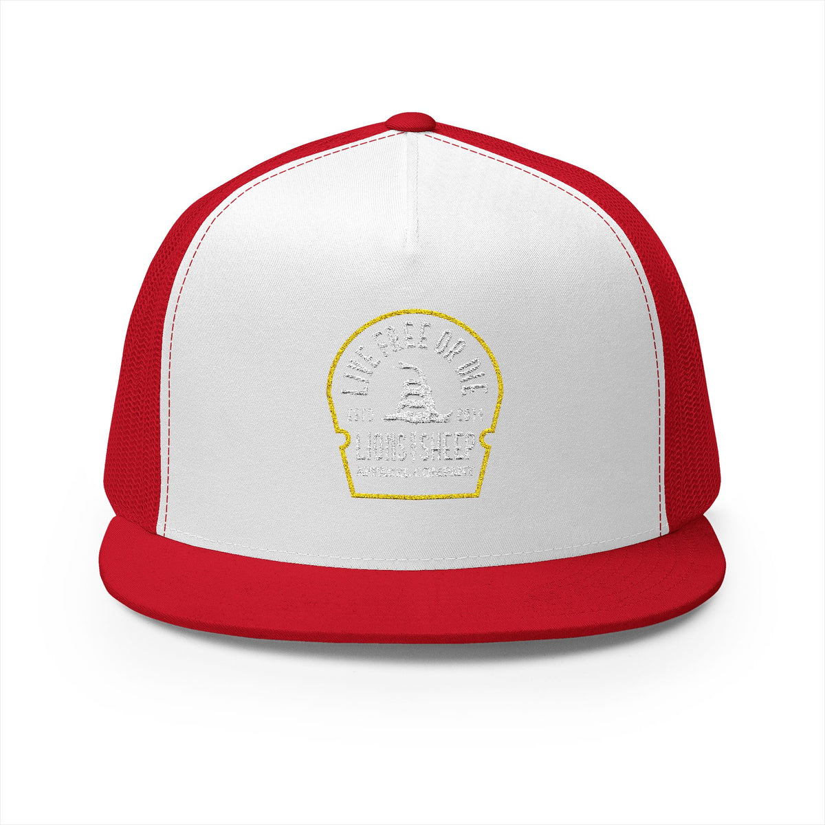 Lions Not Sheep &quot;Live Free or Die&quot; 5 Panel Trucker Hat