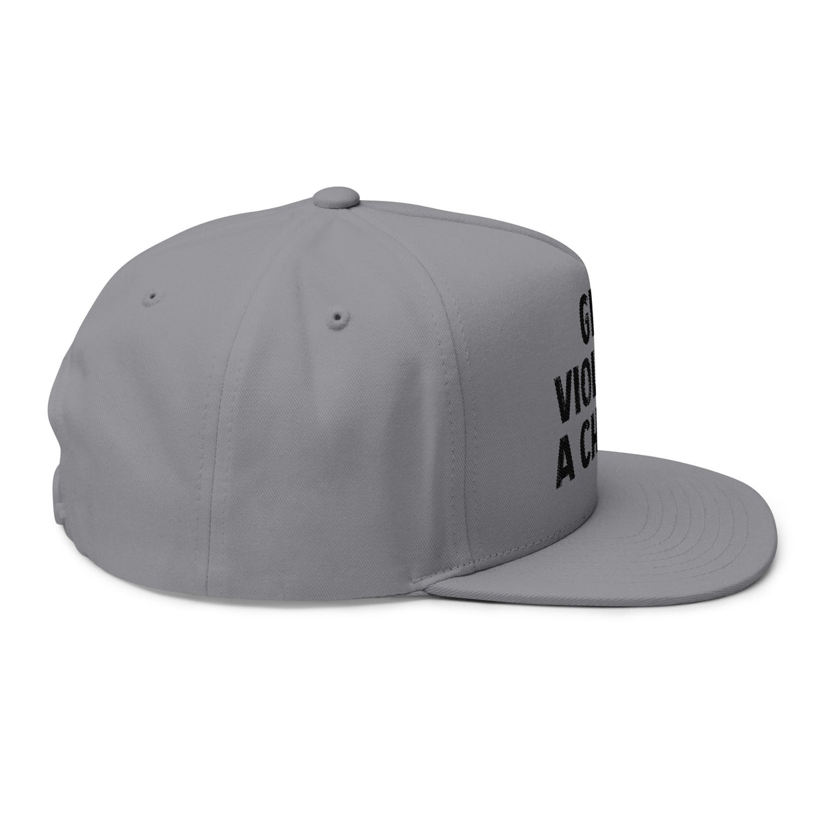 Lions Not Sheep &quot;Give Violence A Chance&quot; Flat Bill Hat - Light Version