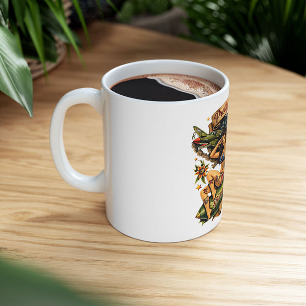Lions Not Sheep "Pretty Payload" White Mug
