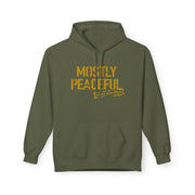Lions Not Sheep "Mostly Peaceful" Softstyle Fleece Hoodie