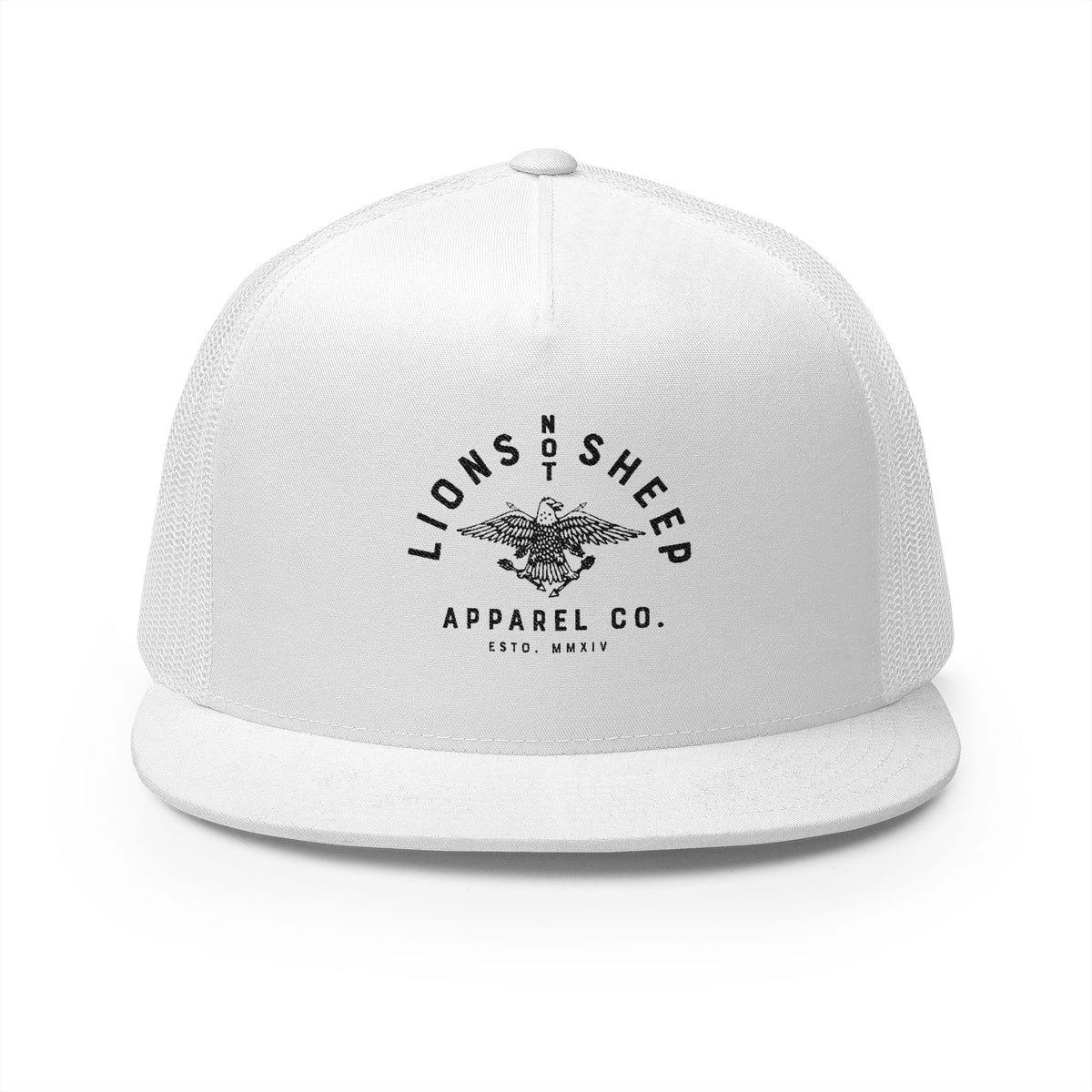 Lions Not Sheep &quot;Vintage Eagle&quot; 5 Panel Trucker Hat - Light Version