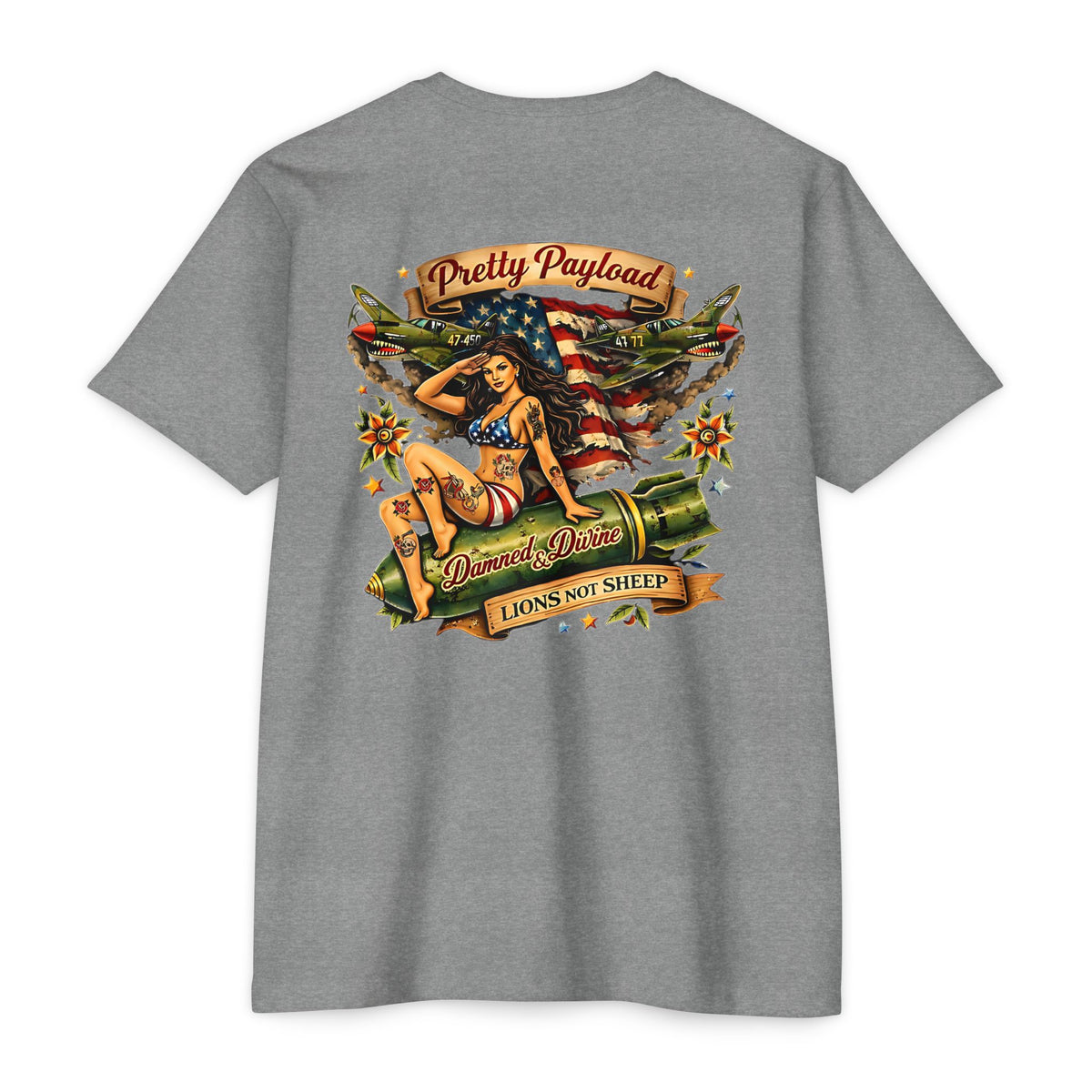 Lions Not Sheep "Pretty Payload" Tee