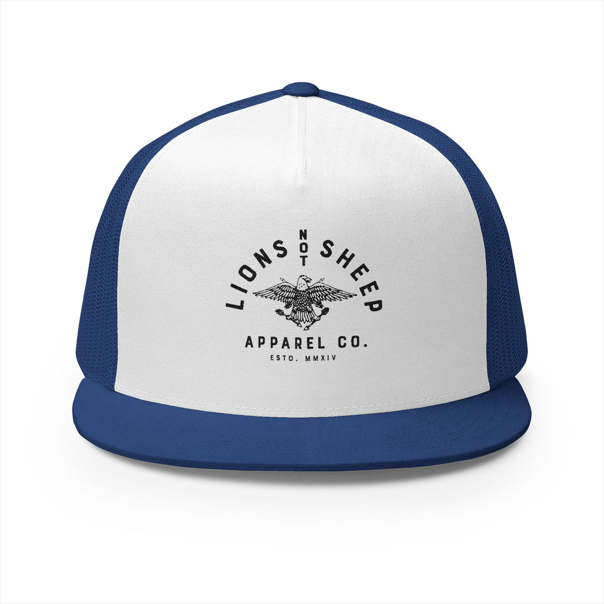 Lions Not Sheep &quot;Vintage Eagle&quot; 5 Panel Trucker Hat - Light Version