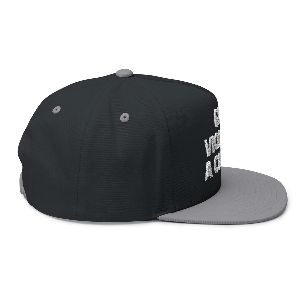 Lions Not Sheep &quot;Give Violence A Chance&quot; Flat Bill Hat - Dark Version