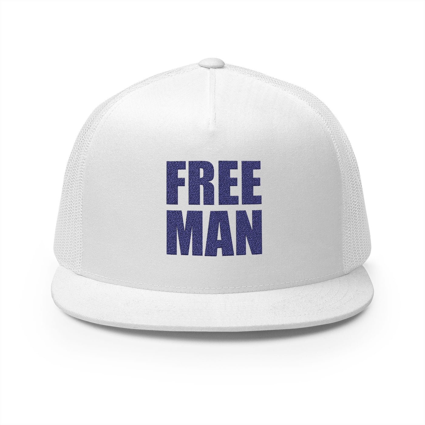 Lions Not Sheep "Free Man" 5 Panel Trucker Hat - Light Version Old
