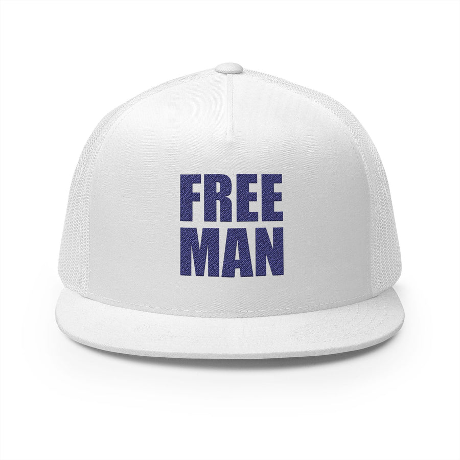 Lions Not Sheep "Free Man" 5 Panel Trucker Hat - Light Version Old