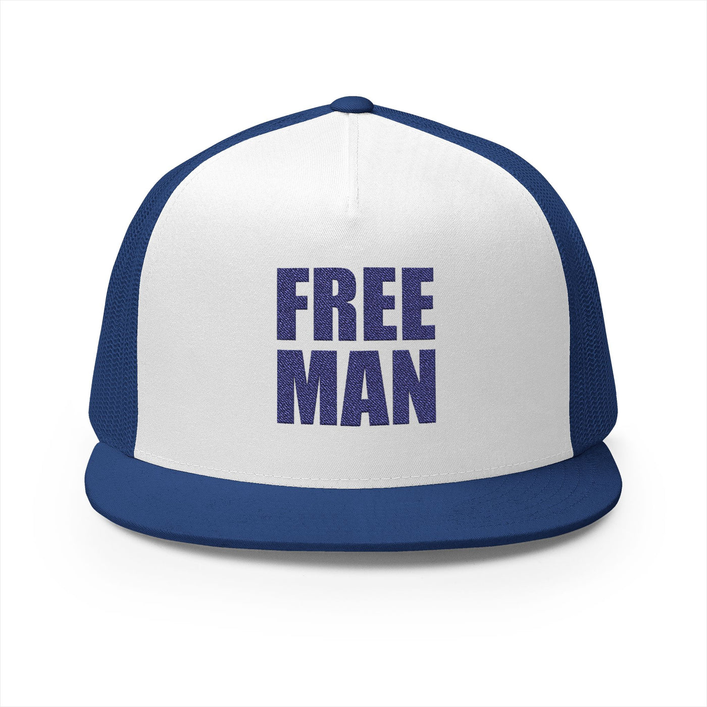 Lions Not Sheep "Free Man" 5 Panel Trucker Hat - Light Version Old