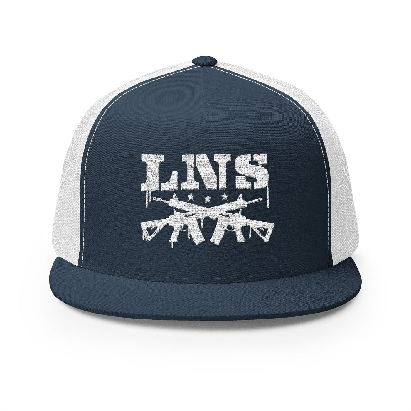 Lions Not Sheep "AR-15" 5 Panel Trucker Hat - Dark Version Old