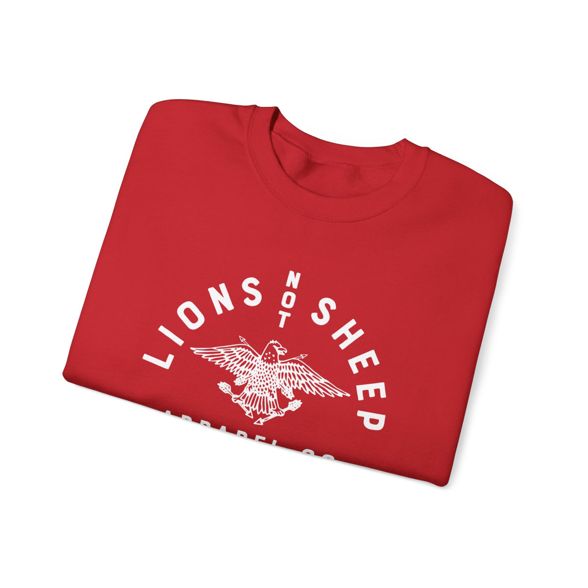 Lions Not Sheep "Vintage Eagle" Unisex Crewneck Sweatshirt