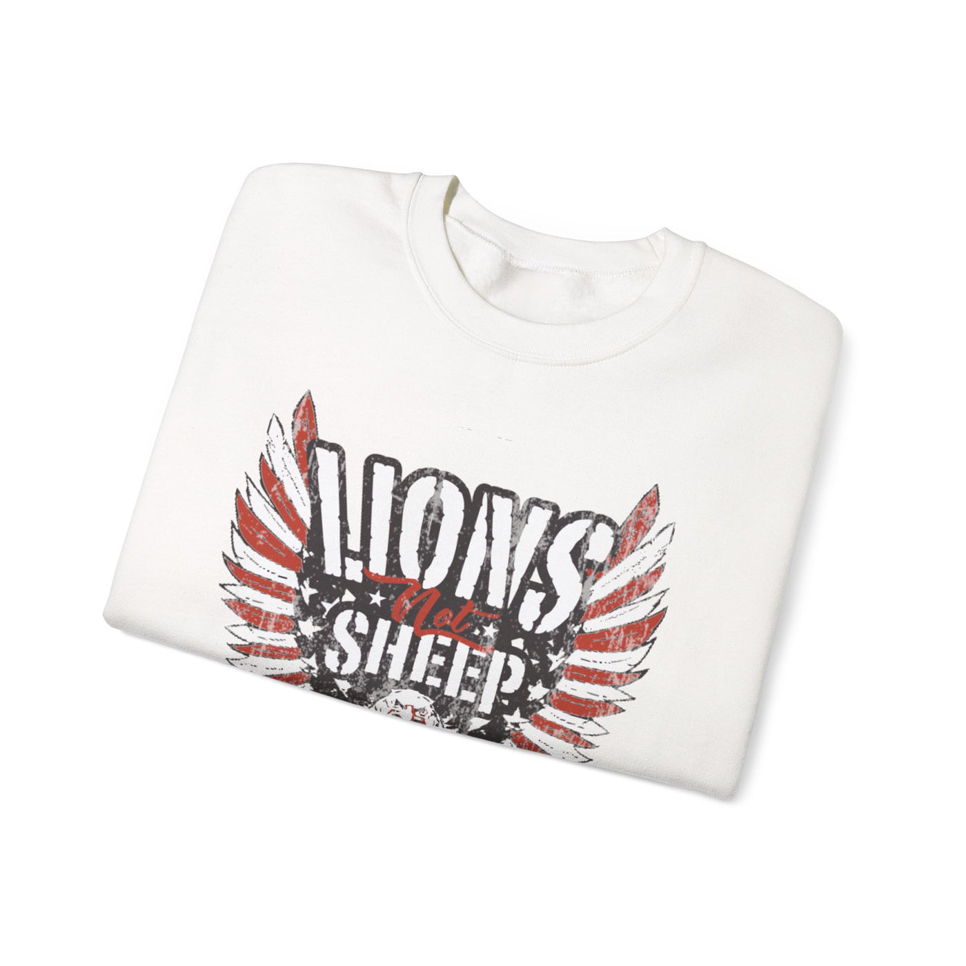 Lions Not Sheep "America" Unisex Crewneck Sweatshirt