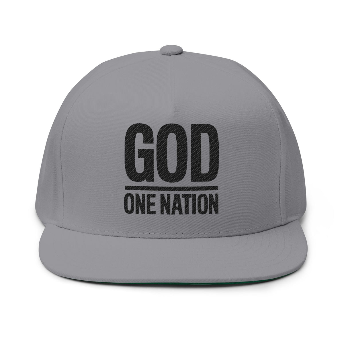 Lions Not Sheep &quot;God&#39;s Nation&quot; Flat Bill Hat - Light Version