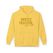 Lions Not Sheep "Mostly Peaceful" Softstyle Fleece Hoodie