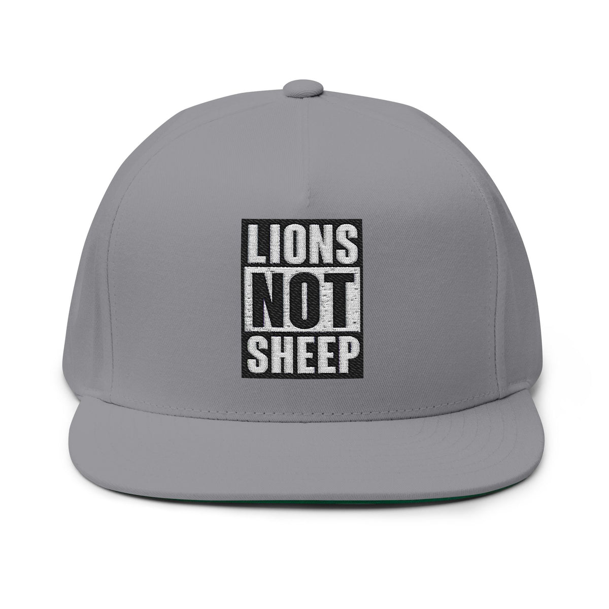 Lions Not Sheep &quot;Straight Outta&quot; Flat Bill Hat