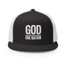 Lions Not Sheep "God's Nation" 5 Panel Trucker Hat - Dark Version Old