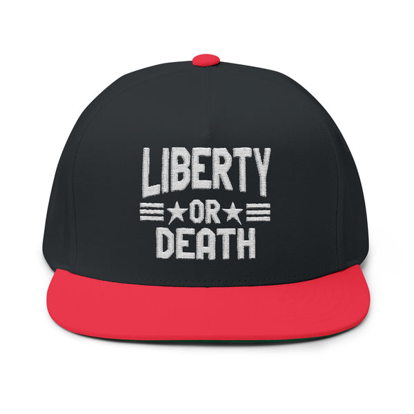Lions Not Sheep "Liberty or Death" Flat Bill Hat - Dark Version Old