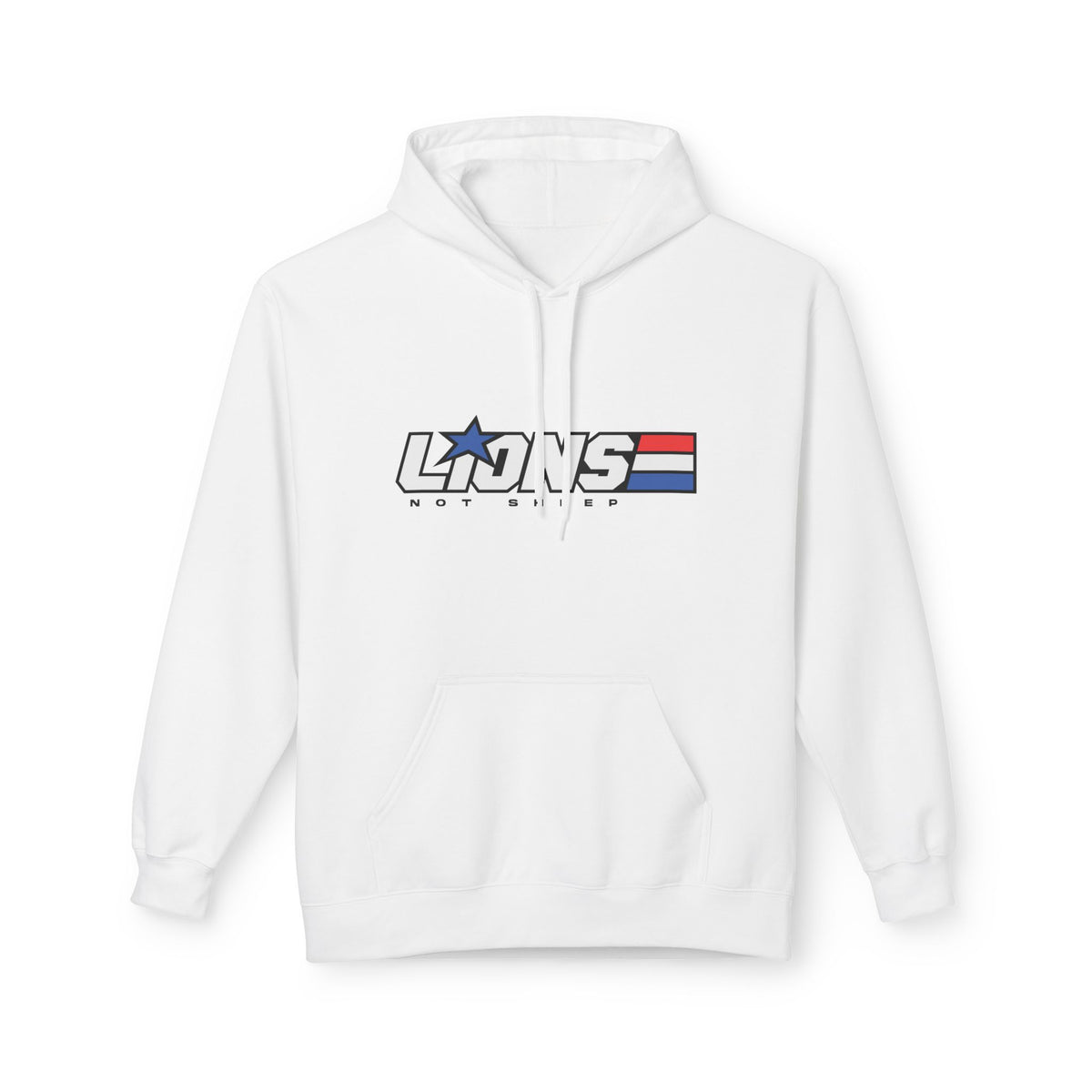 Lions Not Sheep "American Hero" Softstyle Fleece Hoodie