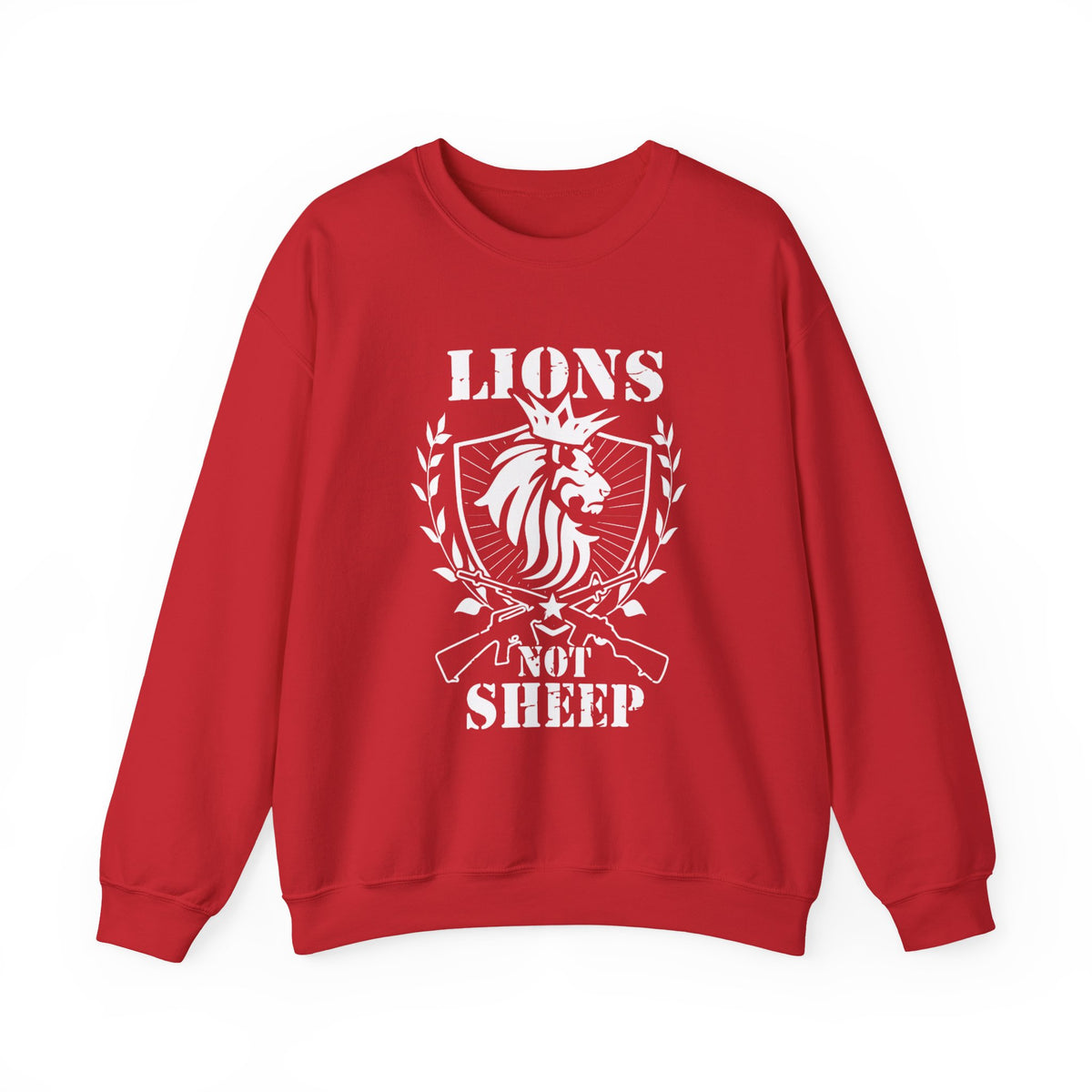Lions Not Sheep "Rifle" Unisex Crewneck Sweatshirt
