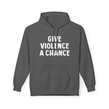 Lions Not Sheep "Give Violence A Chance" Softstyle Fleece Hoodie